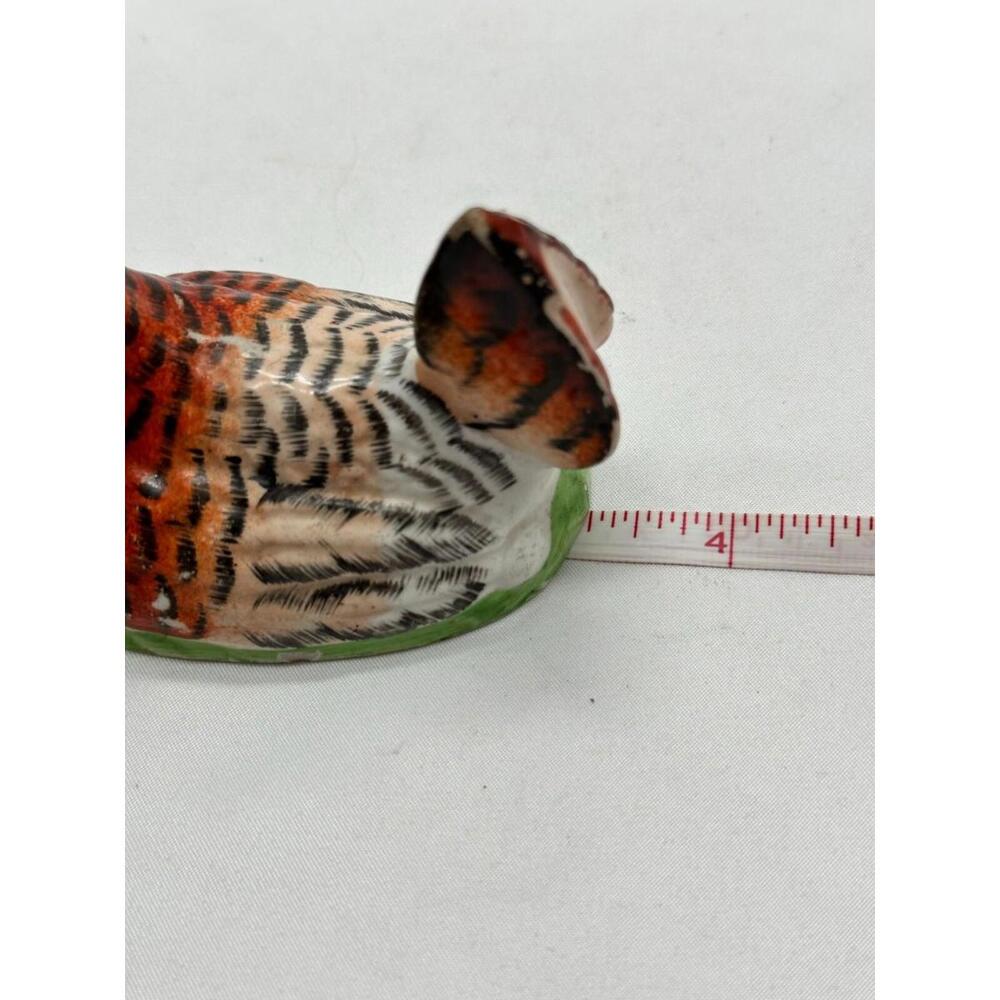 Antique 1800's Hen Eggs Painted Figurine Size 3.5"x2.5" - Picture 8 of 9
